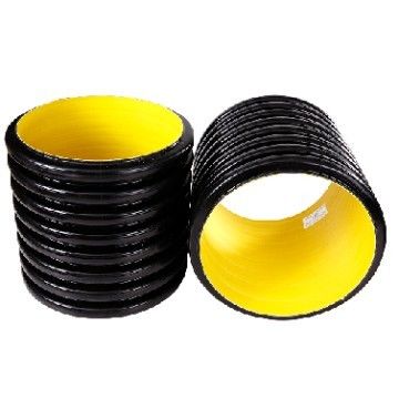 ISO9001 ट्विन वॉल ड्रेनेज पाइप SN4 SN8 एसिड प्रतिरोधी Acid